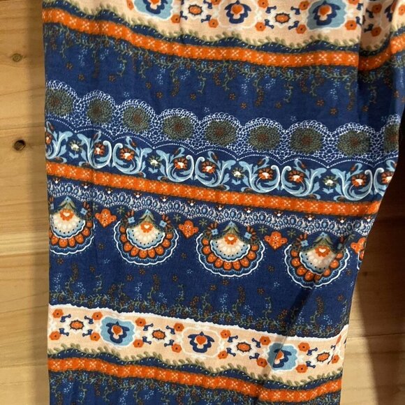 Hayden LA - Blue And White Boho Flare - Picture 3 of 4